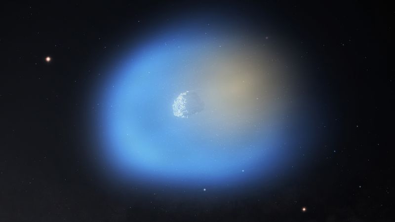 Interstellar comet is a time capsule from another star system
