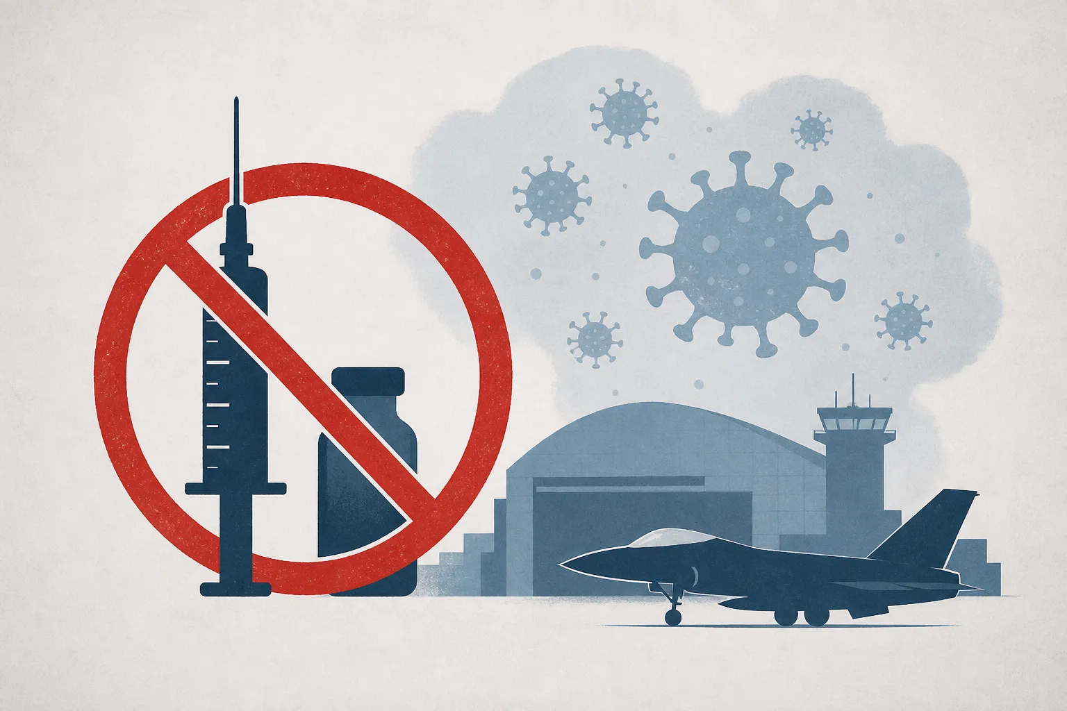 Nearly 160 sick with flu at US air force base after Hegseth ends mandatory vaccines