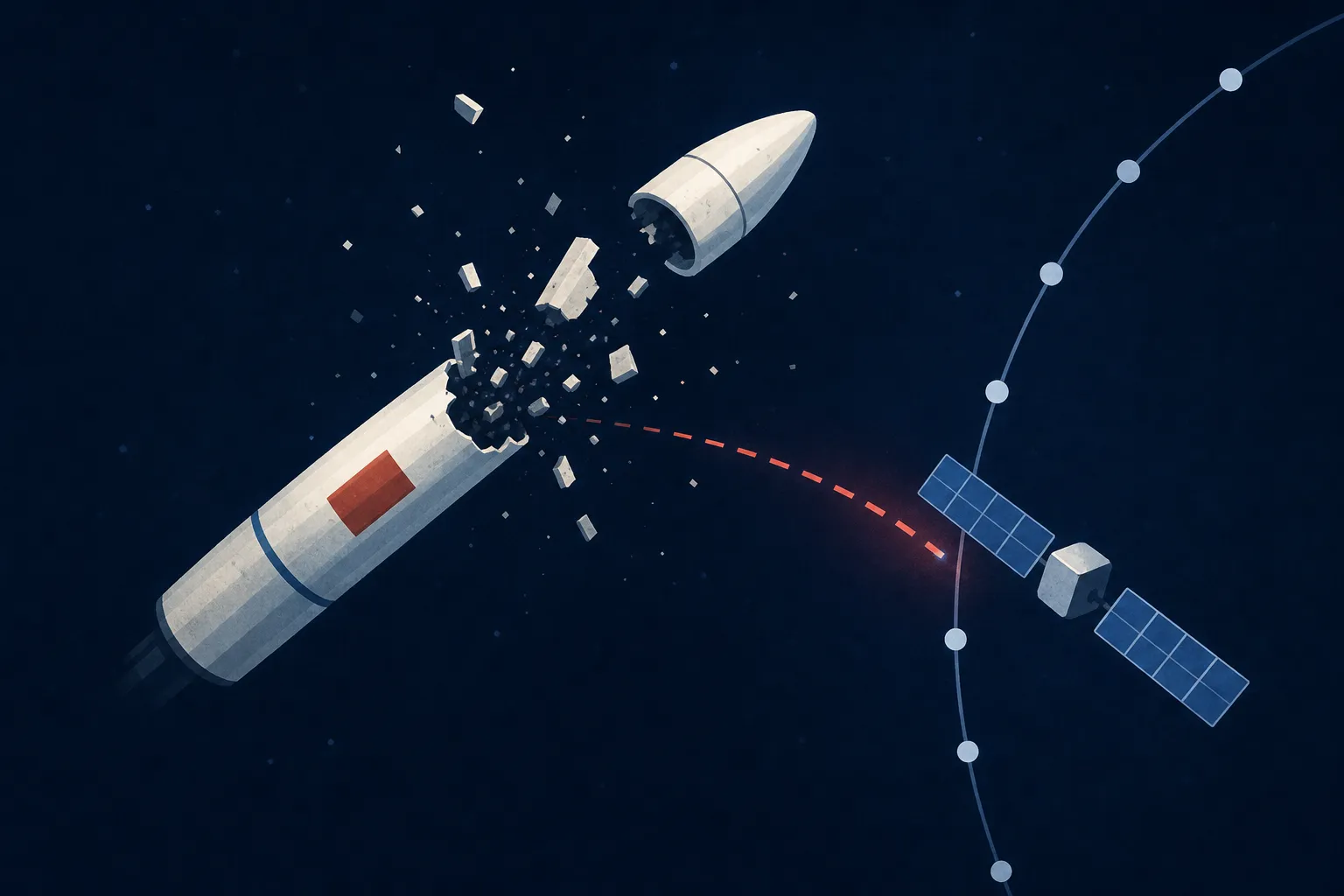Chinese rocket breaks apart in space dangerously close to Starlink