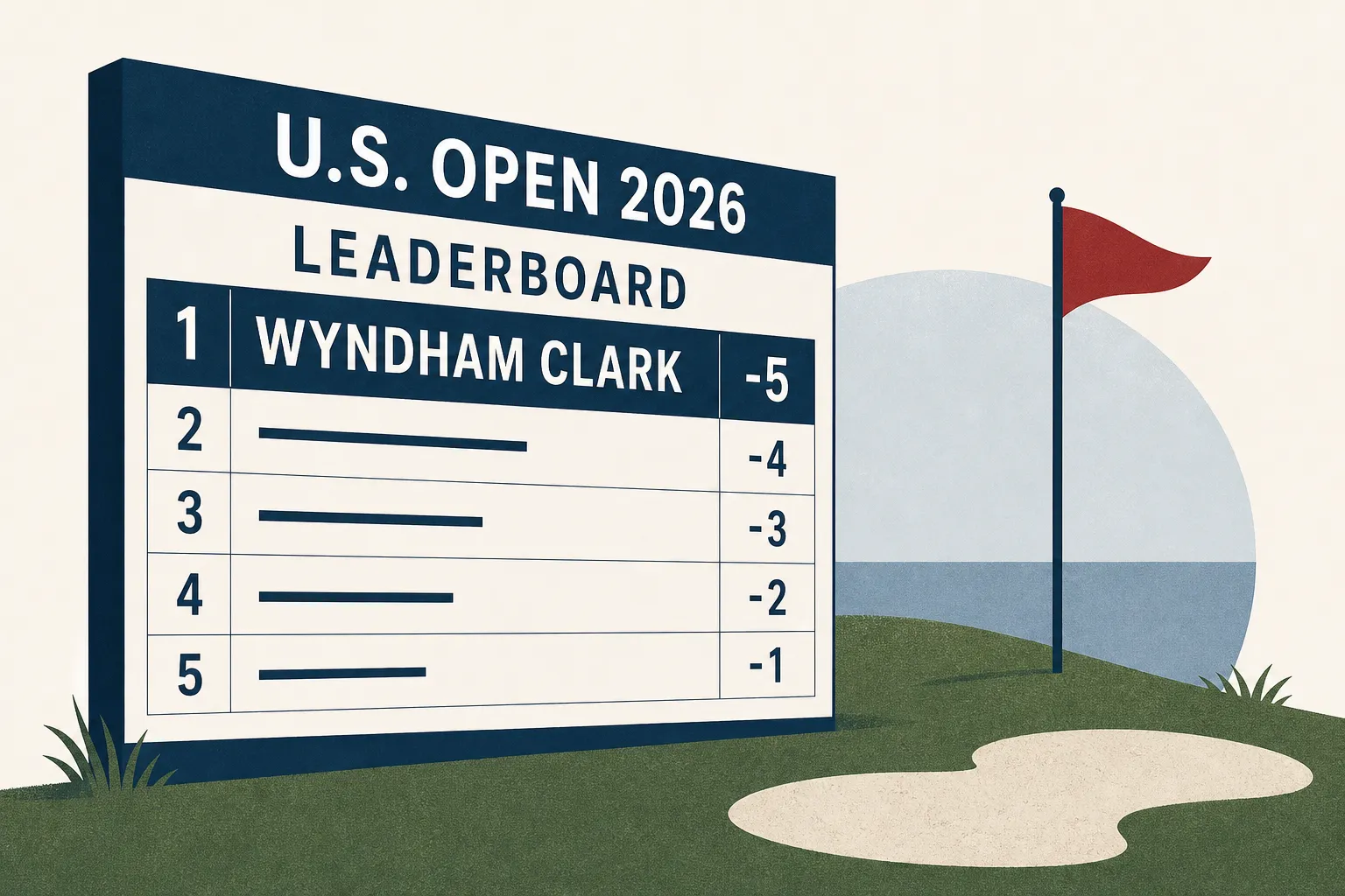 2026 U.S. Open Friday leaderboard, live updates: Wyndham Clark carries lead into second round at Shinnecock