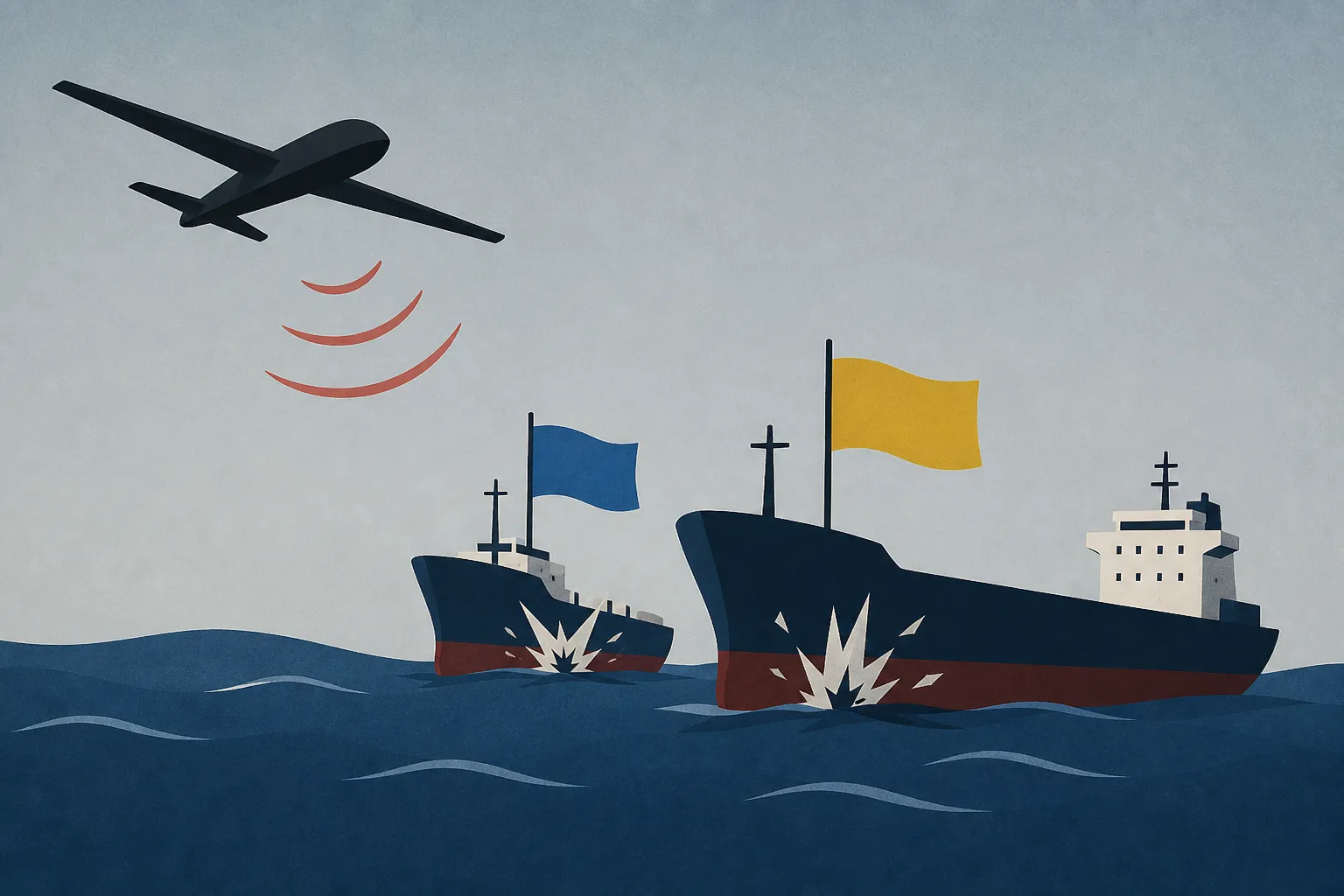 Russian drones hit two foreign-flagged civilian ships in the Black Sea, Ukraine says