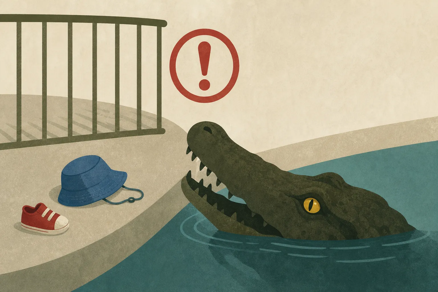 3-year-old critically injured by crocodile after ending up in its enclosure in British zoo