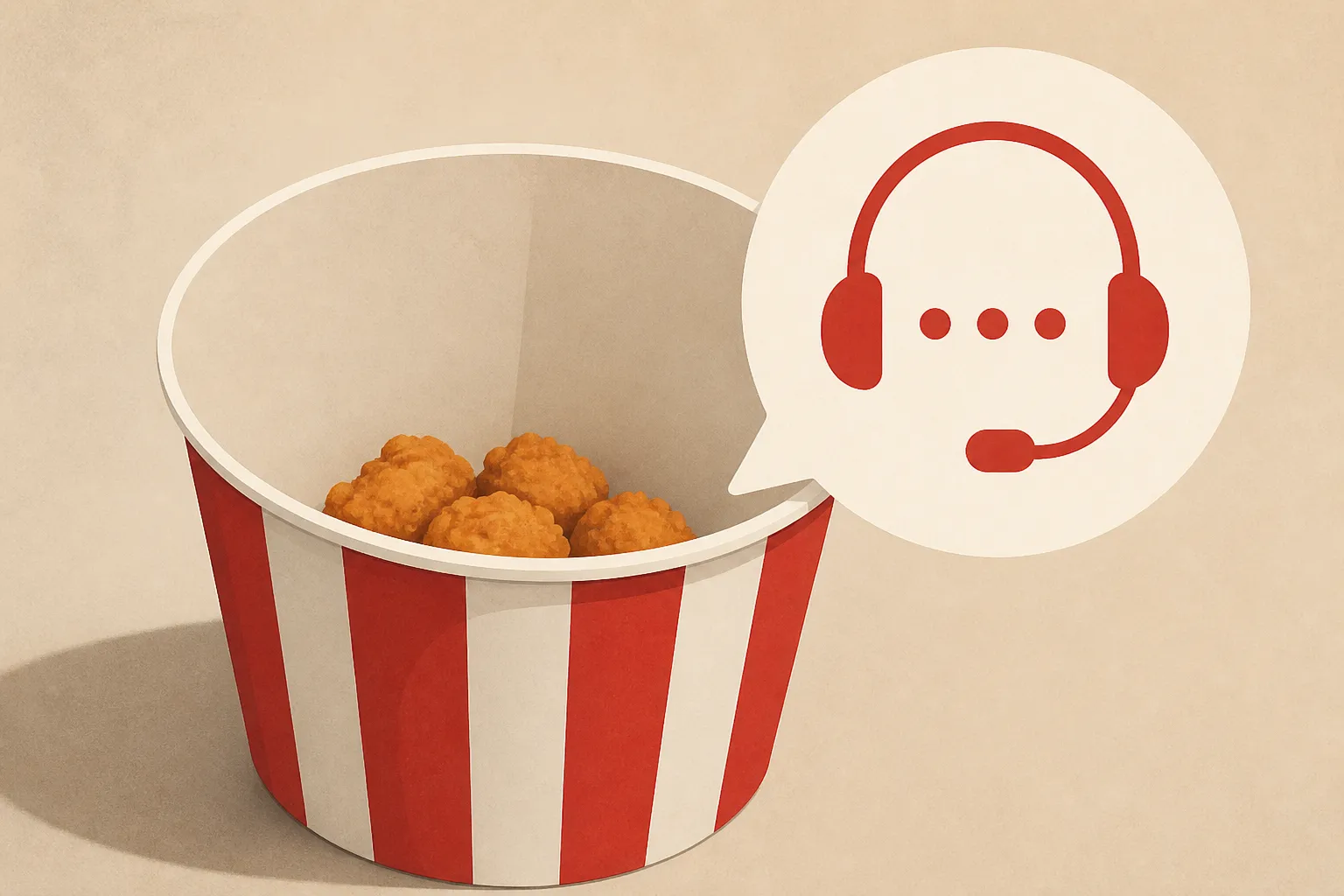 KFC responds to man who said his popcorn chicken bucket was shorted