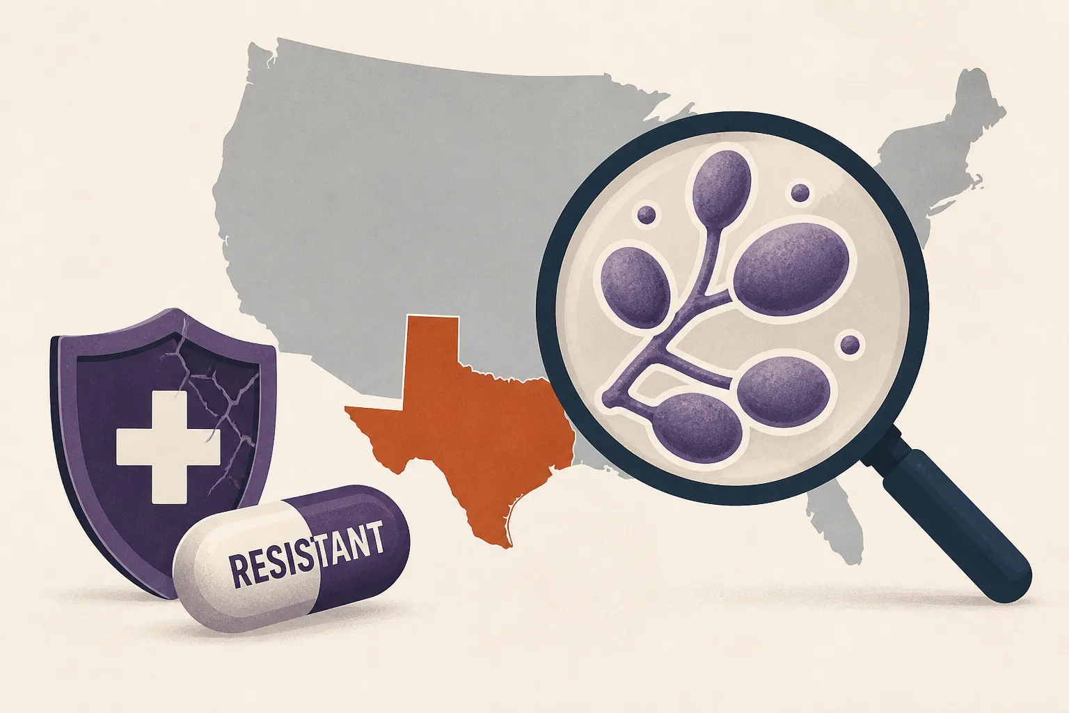 resistant fungus Candida auris spreads in Texas and US
