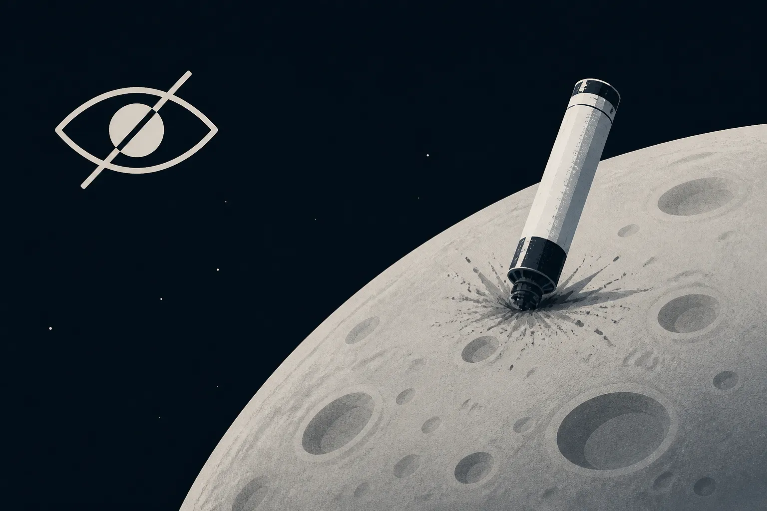 A Four-Ton SpaceX Rocket Stage Hit the Moon, but No One Saw It
