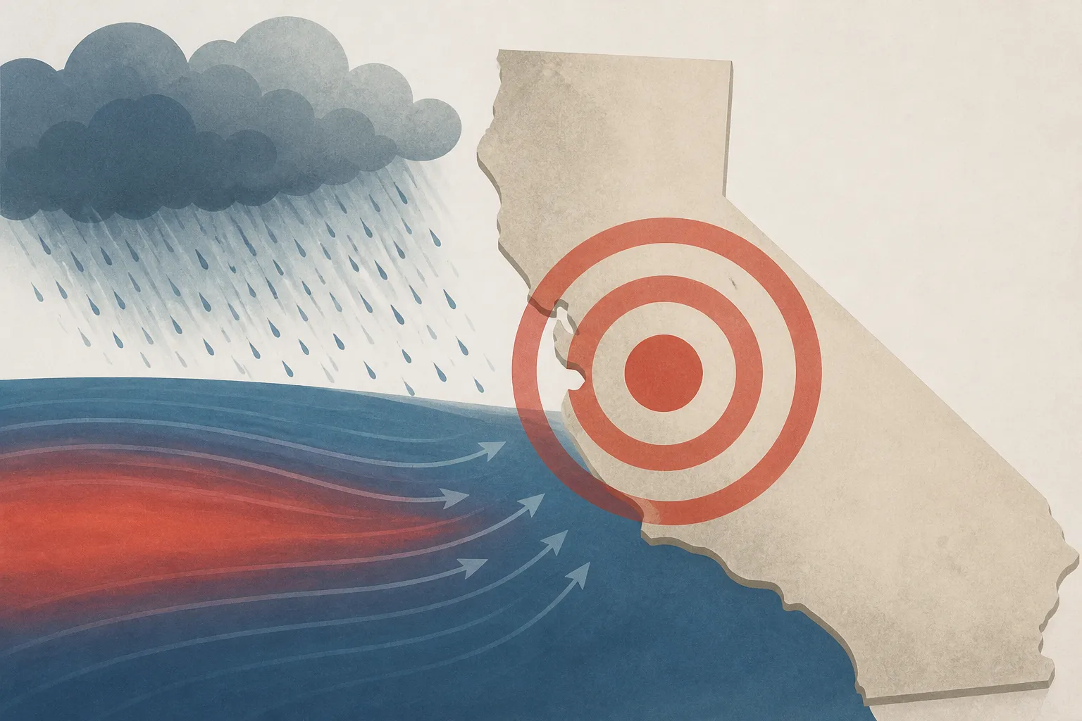 Powerful El Niño puts California in bull’s-eye for rain, models show