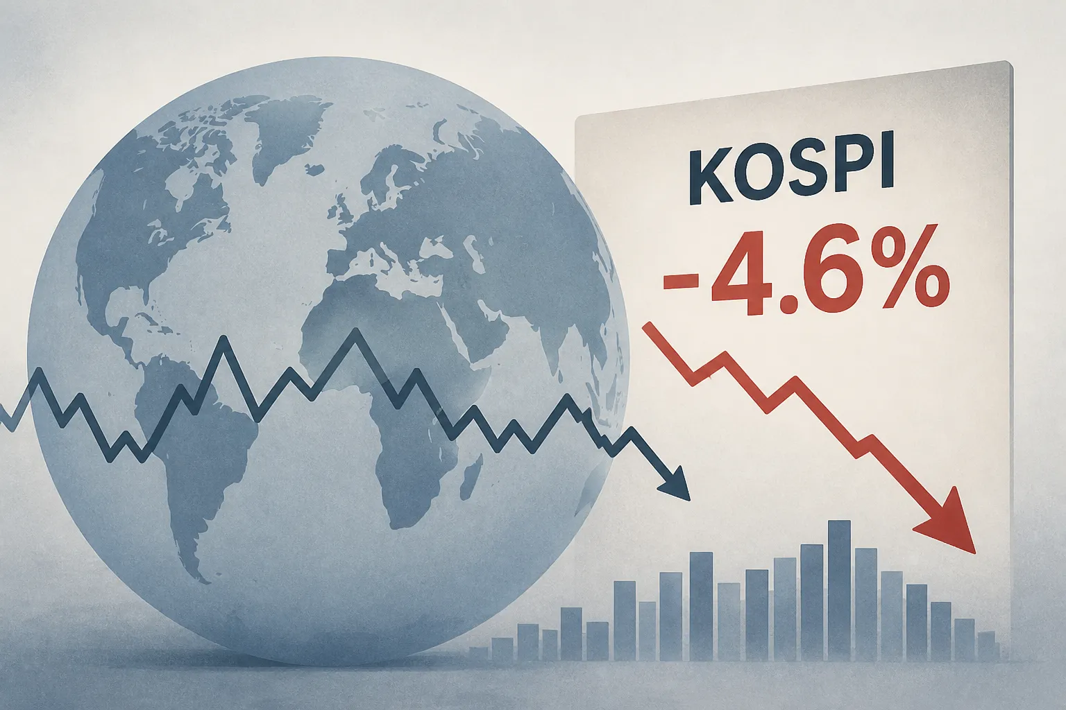 World shares waver as Kospi falls 4.6% after tech retreat on Wall Street