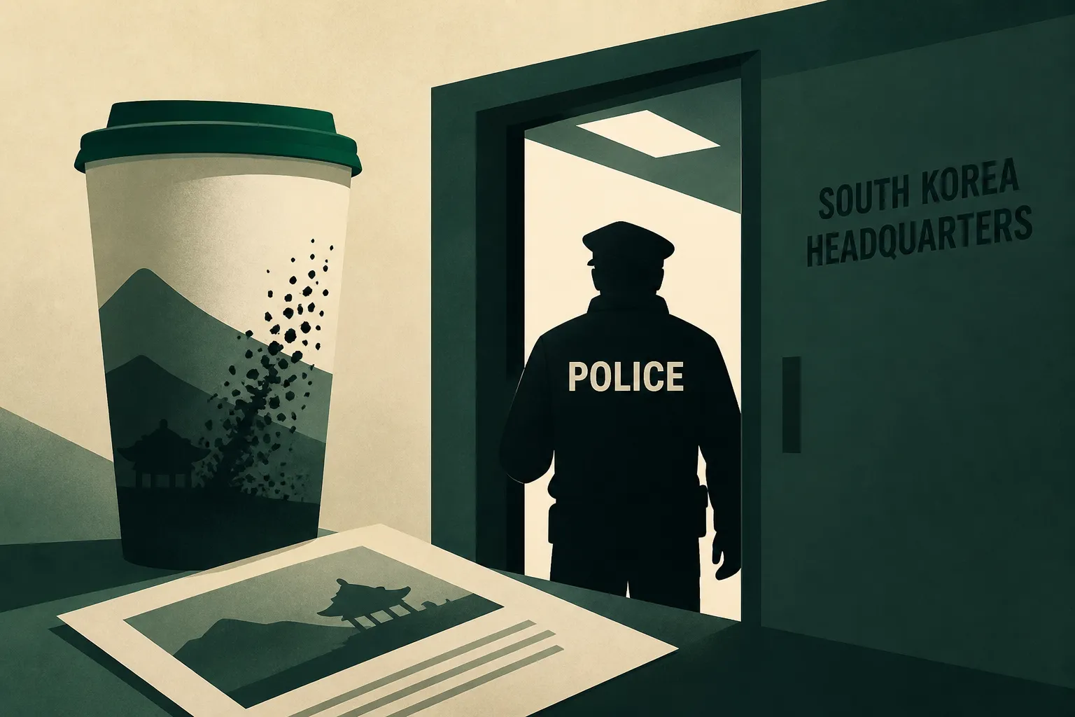 Police raid Starbucks’ South Korean HQ over ad campaign that evoked massacre
