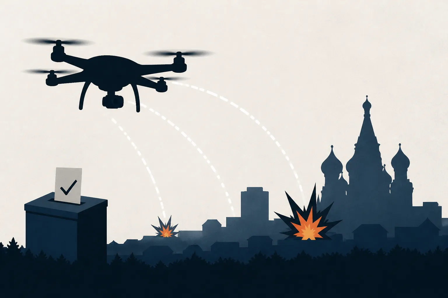 Ukraine-Russia war latest: Two dead after hundreds of drones attack Moscow region on last day of election voting