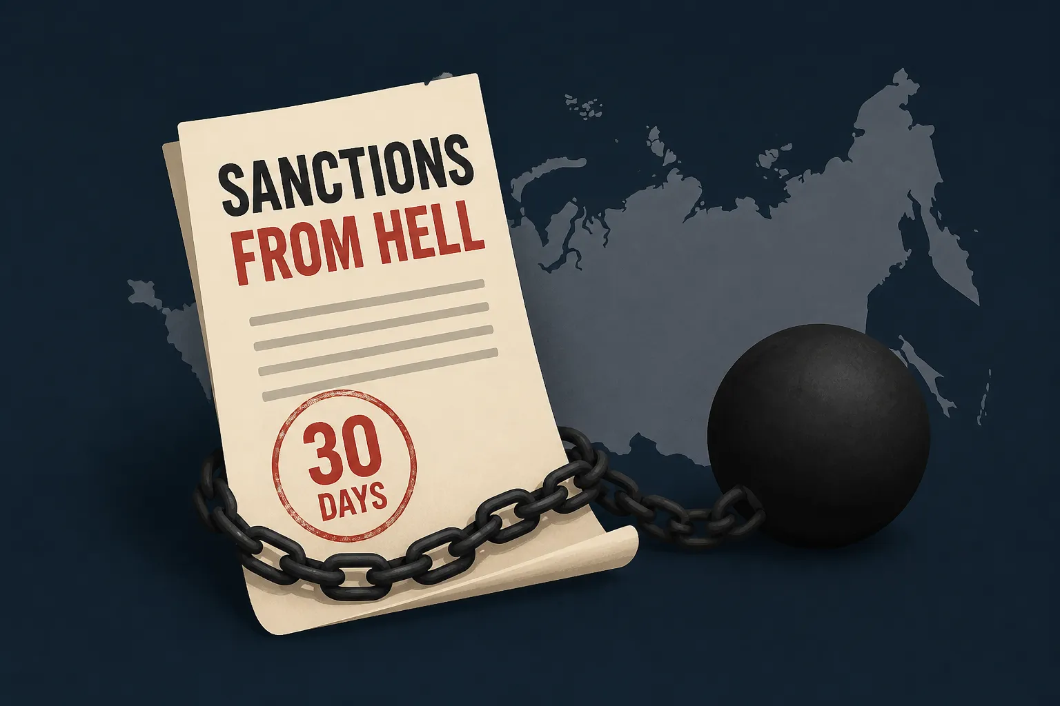 awaited ‘sanctions from hell’ law against Russia. It gives him 30 days to act and broad authority to suspend the restrictions. — Meduza