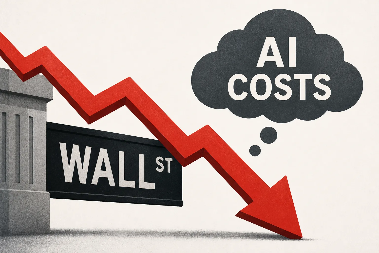 Wall Street sinks as Nasdaq falls over 2% on AI cost worries