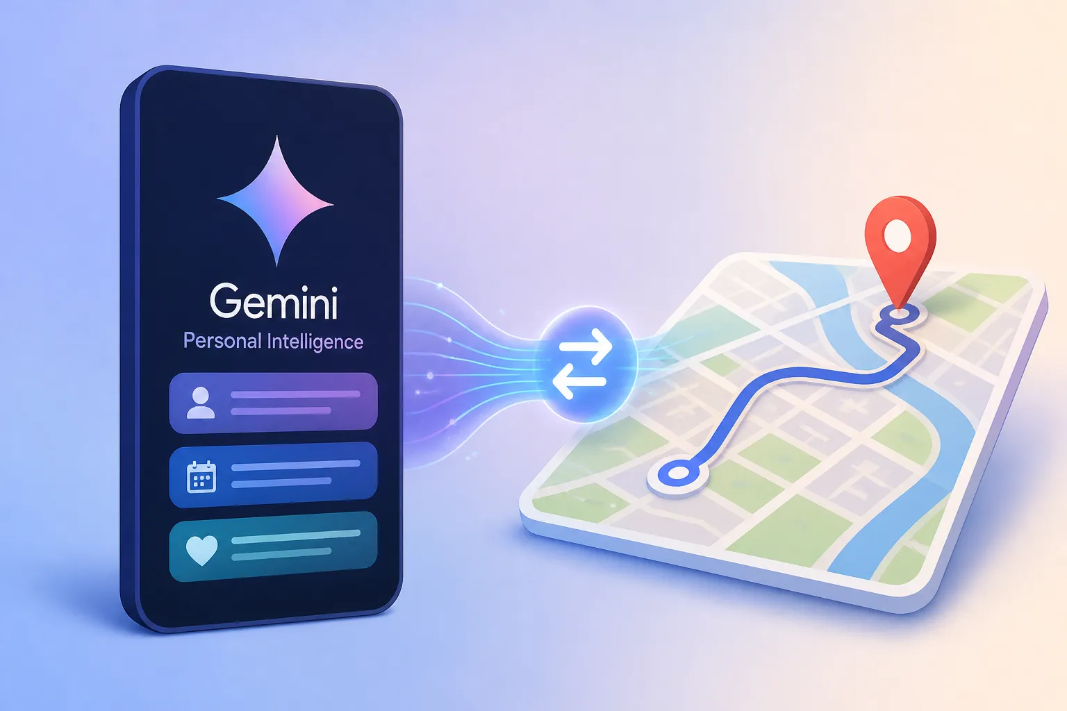 Gemini app expands Personal Intelligence Google Maps integration