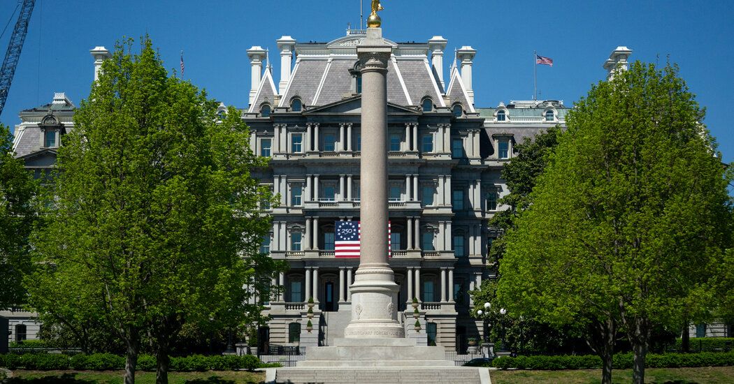 Millions for a Paint Job? Trump Wants the Eisenhower Building Painted White.